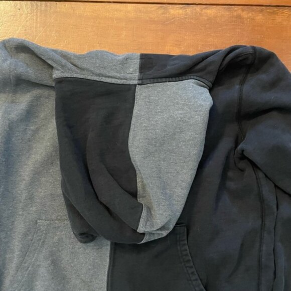 HUF The Henry Hoodie Sweatshirt Charcoal Grey and Black - Picture 7 of 10